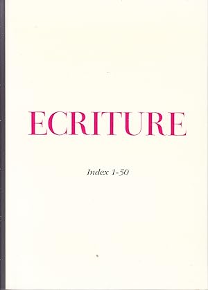 Ecriture Index 1-50.