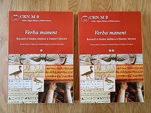 Verba manent - Recueil d'études dédiées à Dimitri Meeks par ses collègues et amis - 2 volumes