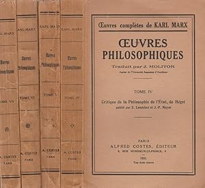Oeuvres philosophiques Tome IV, V, VI, VII