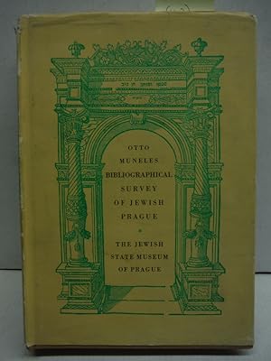 Bibliographical Survey Of Jewish Prague: V 1, Jewish Monuments In