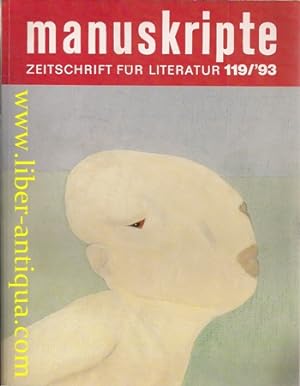 Manuskripte Heft 119 (33. Jahrgang) - Zeitschrift für Literatur - Inhalt: Ernst Jandl: der tisch/...