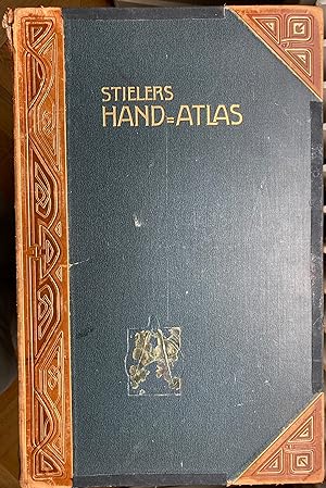 Stielers Hand-Atlas. 100 Karten in Kupferstich mit 162 Nebenkarten.