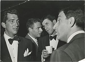 Original photograph of Dean Martin, Jerry Lewis, and Danny Thomas at the LA Examiner's Christmas ...