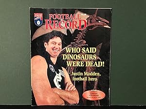 AFL Football Record - Round 14 - July 9, 1995 - Carlton Verses Richmond (Vol. 84, No. 13)