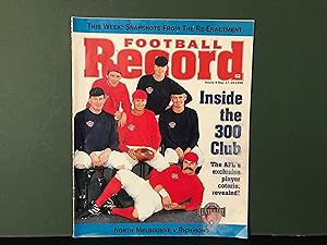 AFL Football Record - Round 8 - May 17-19, 1996 - North Melbourne Verses Richmond (Vol. 85, No. 11)