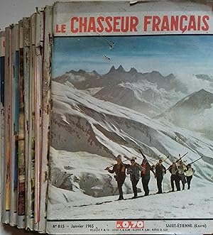 Le chasseur français, année 1965 incomplète. Numéros 815 à 826. Il manque les numéros 819 et 820 ...
