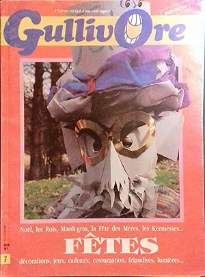 Gullivore N° 25 bis. Fêtes, par Béatrice Tanaka. Mars 1991.