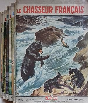 Le chasseur français, année 1964 incomplète. Numéros 803 à 813. Il manque les numéros 808, 810 et...