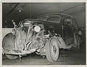 Archive of 59 original photographs of automobile accidents in the Minneapolis-St. Paul area, circ...