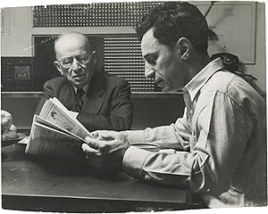 Original photograph of Elia Kazan and his father, circa 1950s