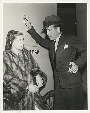 The Big Sleep (Original photograph of Lauren Bacall and Humphrey Bogart on the set of the 1946 fi...