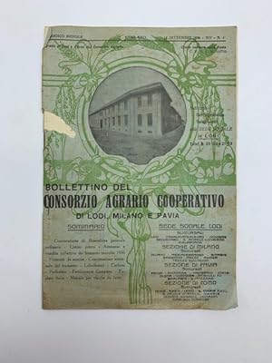 Bollettino del Consorzio Agrario Cooperativo di Lodi, Milano e Pavia, 14 settembre 1936
