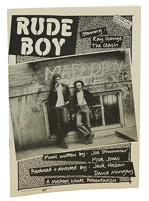 Official booklet for the film Rude Boy (1980)