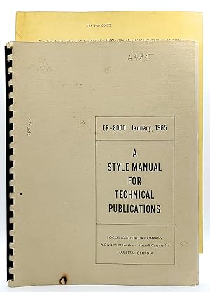 A Style Manual for Technical Publications (ER-800 January, 1965)