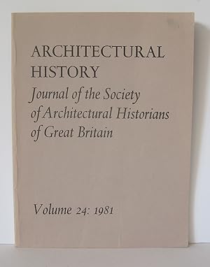 Journal of the Society of Architectural Historians of Great Britain. Volume, 24.