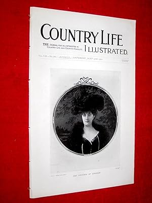 Country Life Magazine. No. 181. 23rd June 1900. The Countess of Limerick, Chatsworth Derbyshire (...