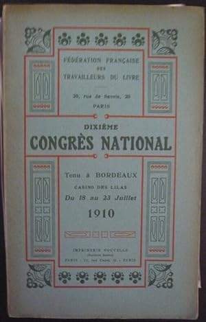 Dixième congrès national des travailleurs du livre