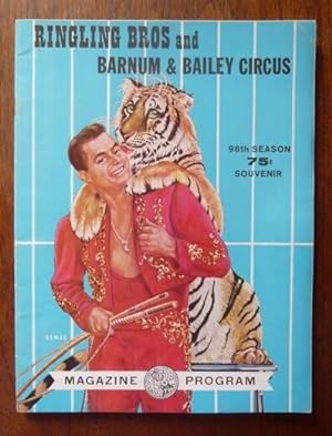 Programme de cirque de Ringling Bros and Barnum & Bailey Circus 96th season (1966)
