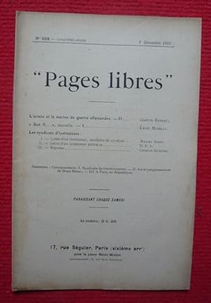 Pages libres n° 258- 5e année 9 Décembre 1905 - Revue