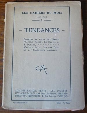 Tendances - Les Cahiers du Mois n°1
