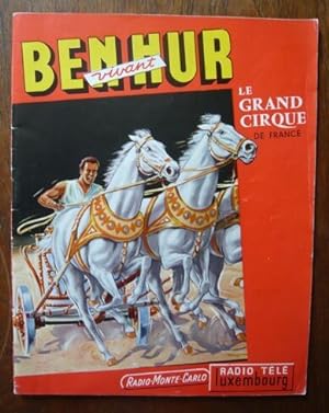 Programme de cirque Ben-Hur vivant du Grand Cirque de France 1962
