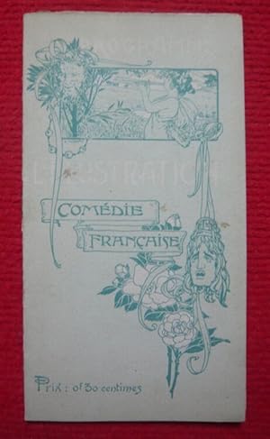 Programme officiel de théâtre de La Comédie Française du 25 avril 1905