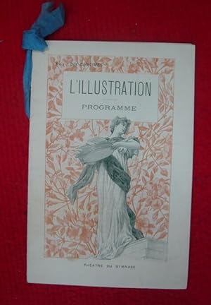 Programme L'Illustration du Théâtre du Gymnase du 10 janvier 1899