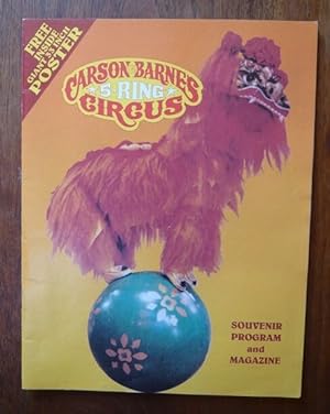 Programme de cirque de Carson & Barnes 5 Ring Circus (1996)