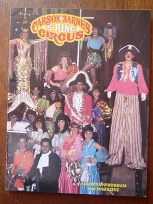 Programme de cirque de Carson & Barnes 5 Ring Circus (1991)