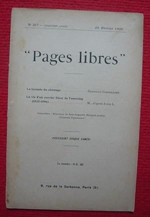 Pages libres n° 217- 5e année 25 Février 1905 - Revue
