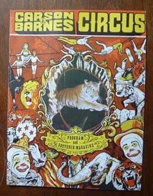 Programme de cirque de Carson & Barnes Circus 1980