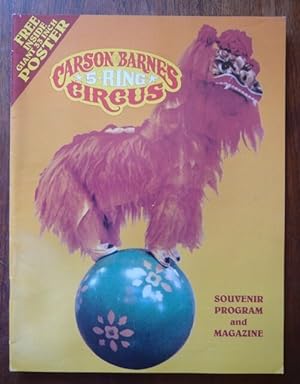Programme de cirque de Carson & Barnes 5 Ring Circus (1995)