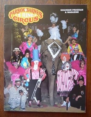 Programme de cirque de Carson & Barnes 5 Ring Circus (1990)