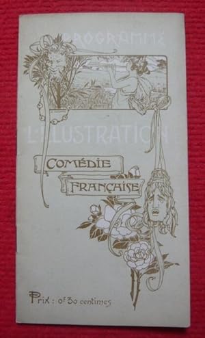 Programme officiel de théâtre de La Comédie Française du 26 janvier 1904