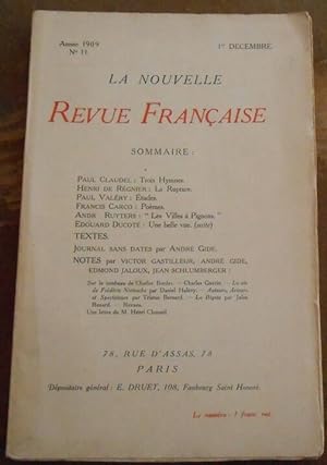 La Nouvelle Revue Française n°11