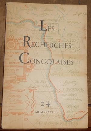 Bulletin de la Société des Recherches Congolaises n°24
