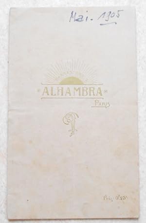 Programme de l’Alhambra