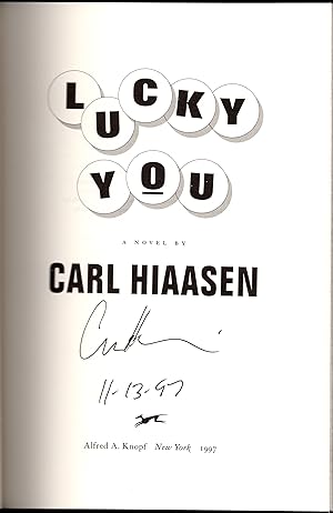 Lucky You. Signed and dated at publication.
