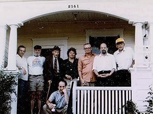 PHOTO OF PETER ORLOVSKY, LAWRENCE FERLINGHETTI, WILLIAM S. BURROUGHS, GREGORY CORSO, PHILIP WHALE...