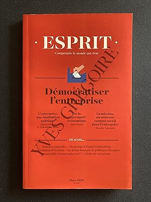 ESPRIT-N°442-MARS 2018-DEMOCRATISER L'ENTREPRISE