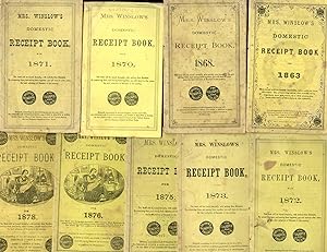 Mrs. Winslow's Receipt Book (9 annual volumes)