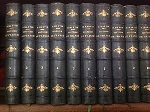HISTOIRE de FRANCE , depuis les temps les plus reculés jusqu' en 1789 . Complet en 17 volumes rel...