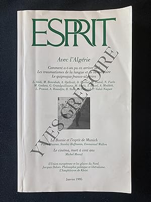 ESPRIT-JANVIER 1995-AVEC L'ALGERIE