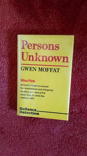 Persons Unknown (signed by author)