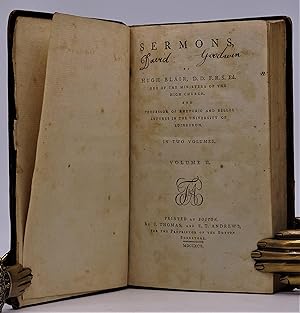 (Early American Imprint) Sermons of Hugh Blair, D.D. F.R.S. Ed. One of the Ministers of the High ...
