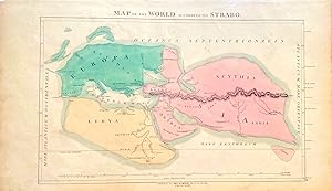 Map of the World according to Strabo