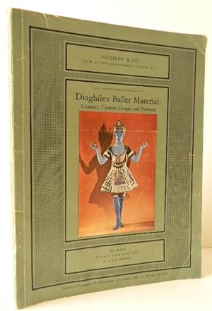 DIAGHILEV BALLET MATERIAL. Costumes, Costume Designs and Portraits.