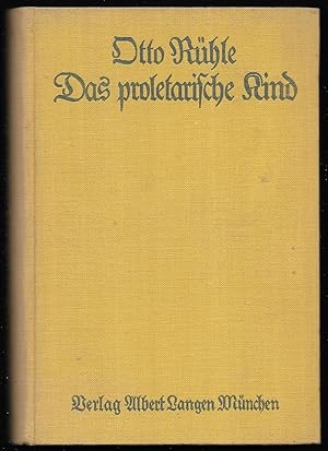 Das proletarische Kind. Eine Monographie.