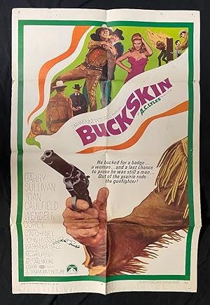 Buckskin Original One Sheet Movie Poster- John Russell Autograph