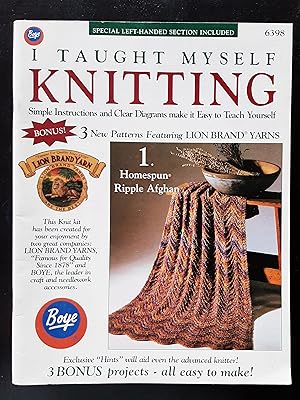 I Taught Myself Knitting Boye #6398
